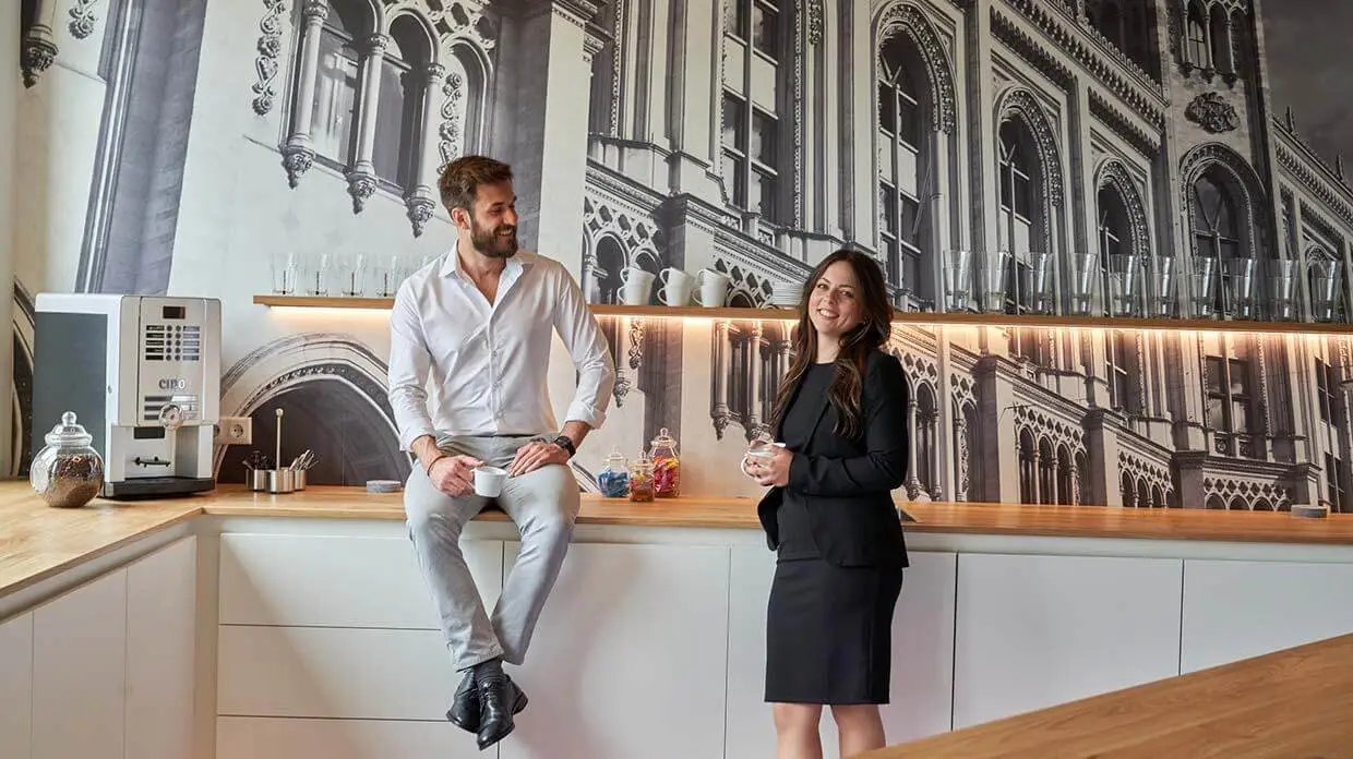 Lounge der Büroräume in Essen